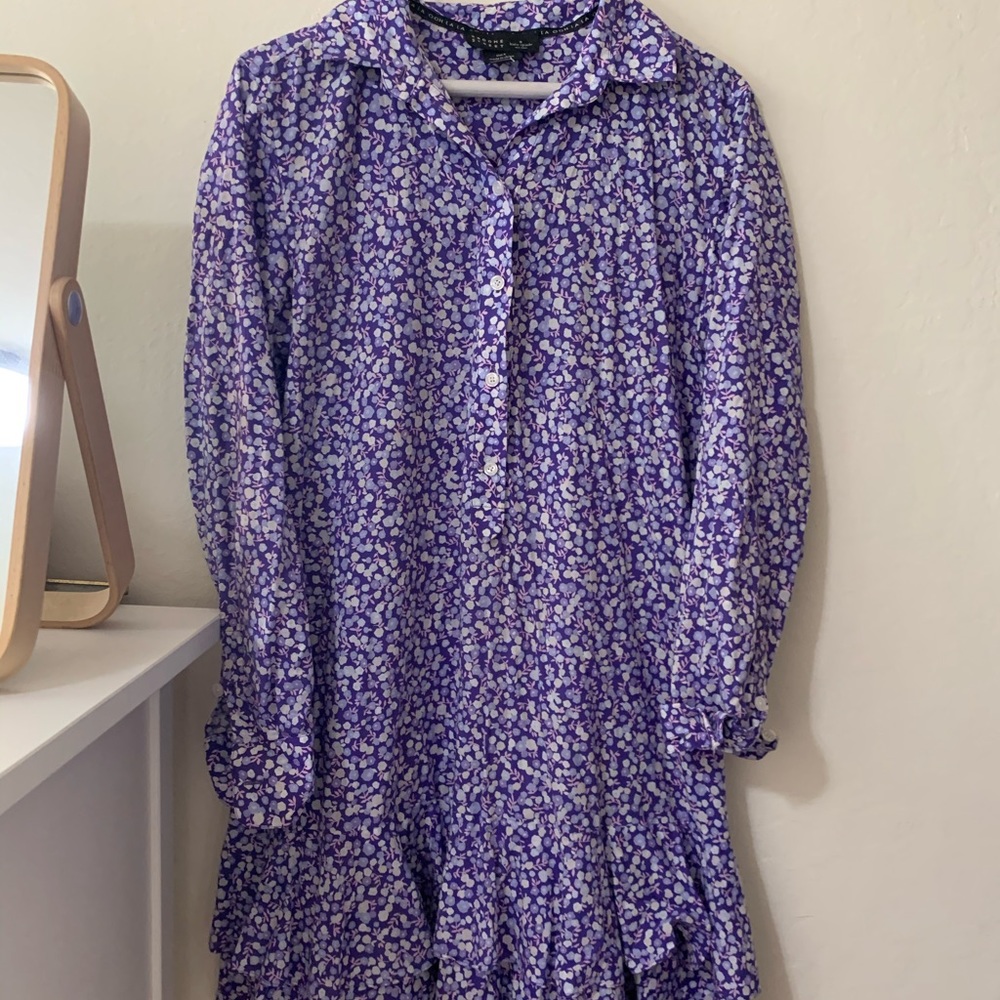 Kate Spade ♠️ Broome St Lavender Shirtdress